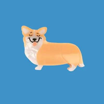 Pince à cheveux Chien Corgi Coucou Suzette — photo 5