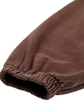 x With Vivid Color Fleece jogg Pant Dark Brown — photo 5