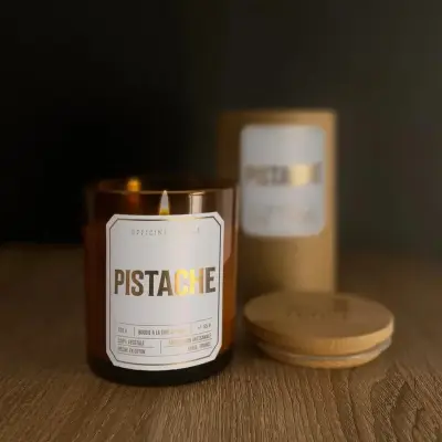 Bougie végétale parfumée Pistache — photo 2