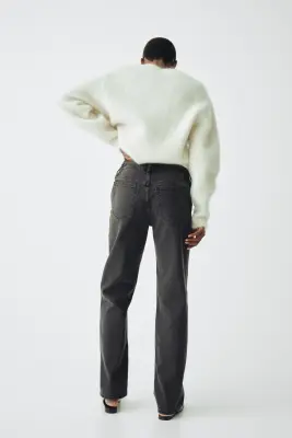 MAMA Straight Jeans - Gris denim foncé — photo 3