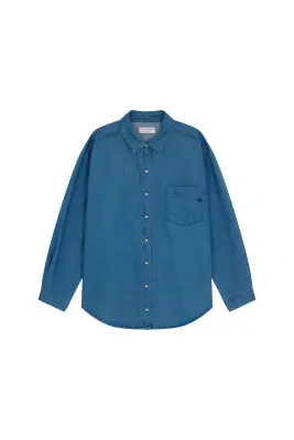 Chemise Loubert Middle Blue — photo 5