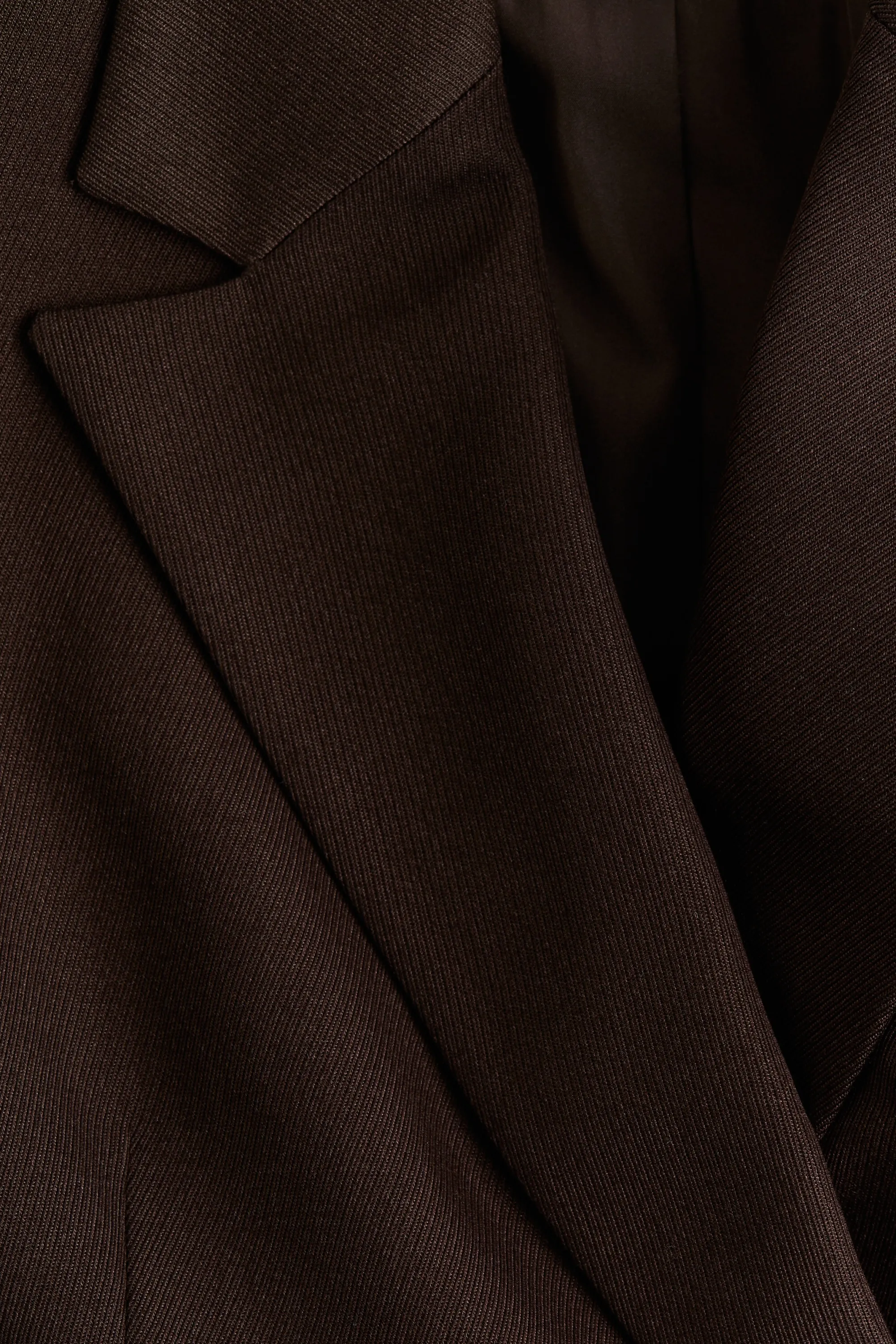 Robe blazer à fermeture croisée - Marron foncé