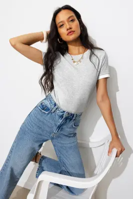 T-shirt slim effet superposé — photo 2