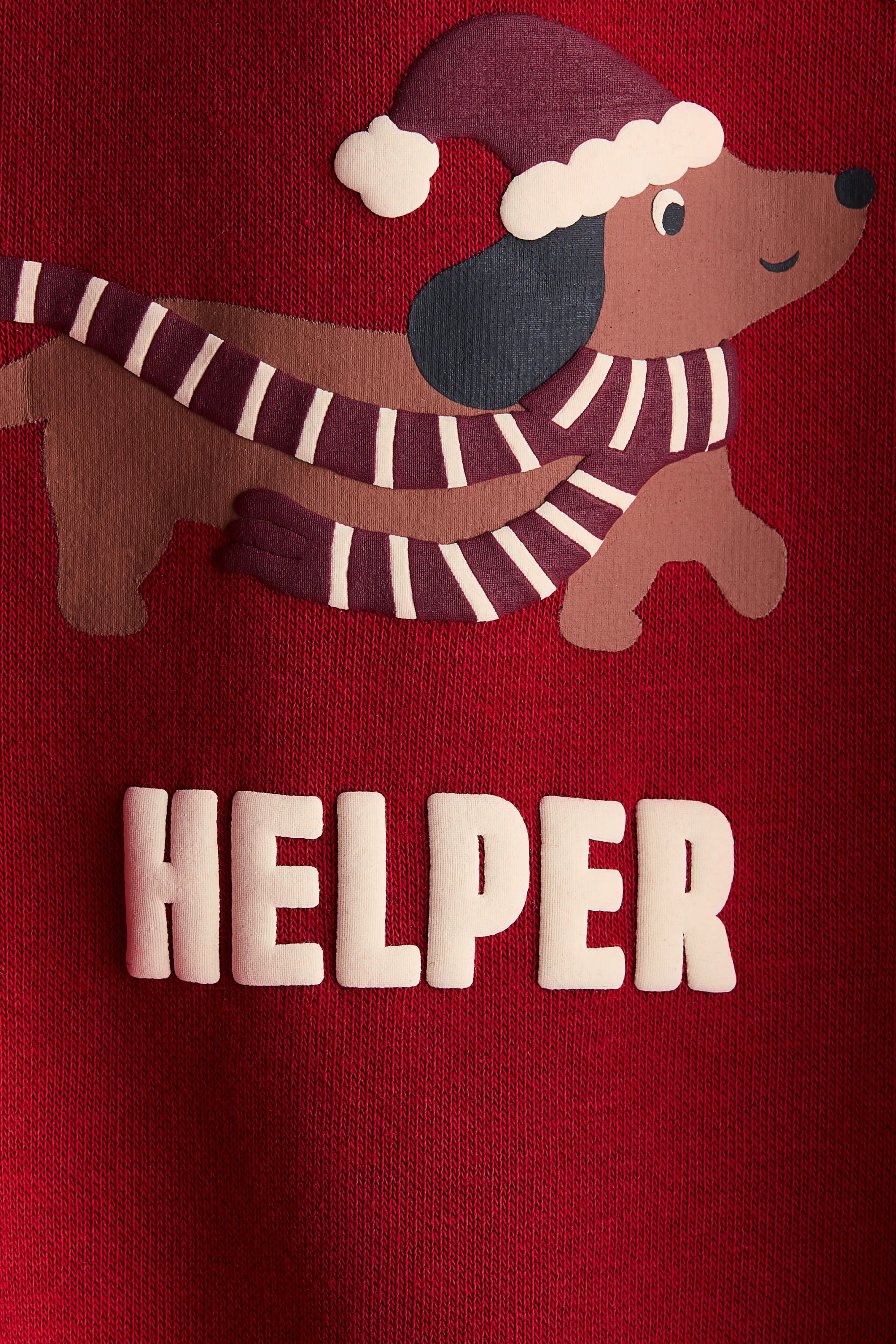 Sweat imprimé - Rouge/Santa’s Little Helper