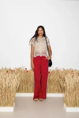 Pantalon de jogging à bandes — photo 3