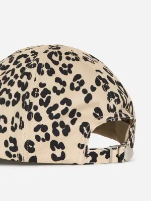 Casquette imprimée - Beige/Noir — photo 2