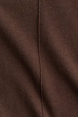 Pull en maille fine - Marron foncé — photo 4