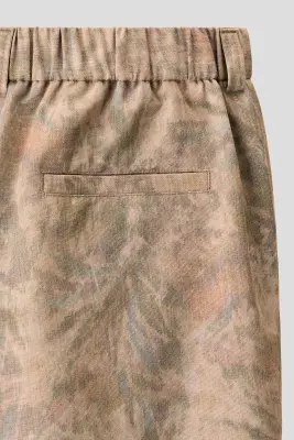 Pantalon Relaxed Fit - Taupe/motif — photo 4