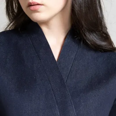 Veste Kimono lin metis Chantala — photo 2