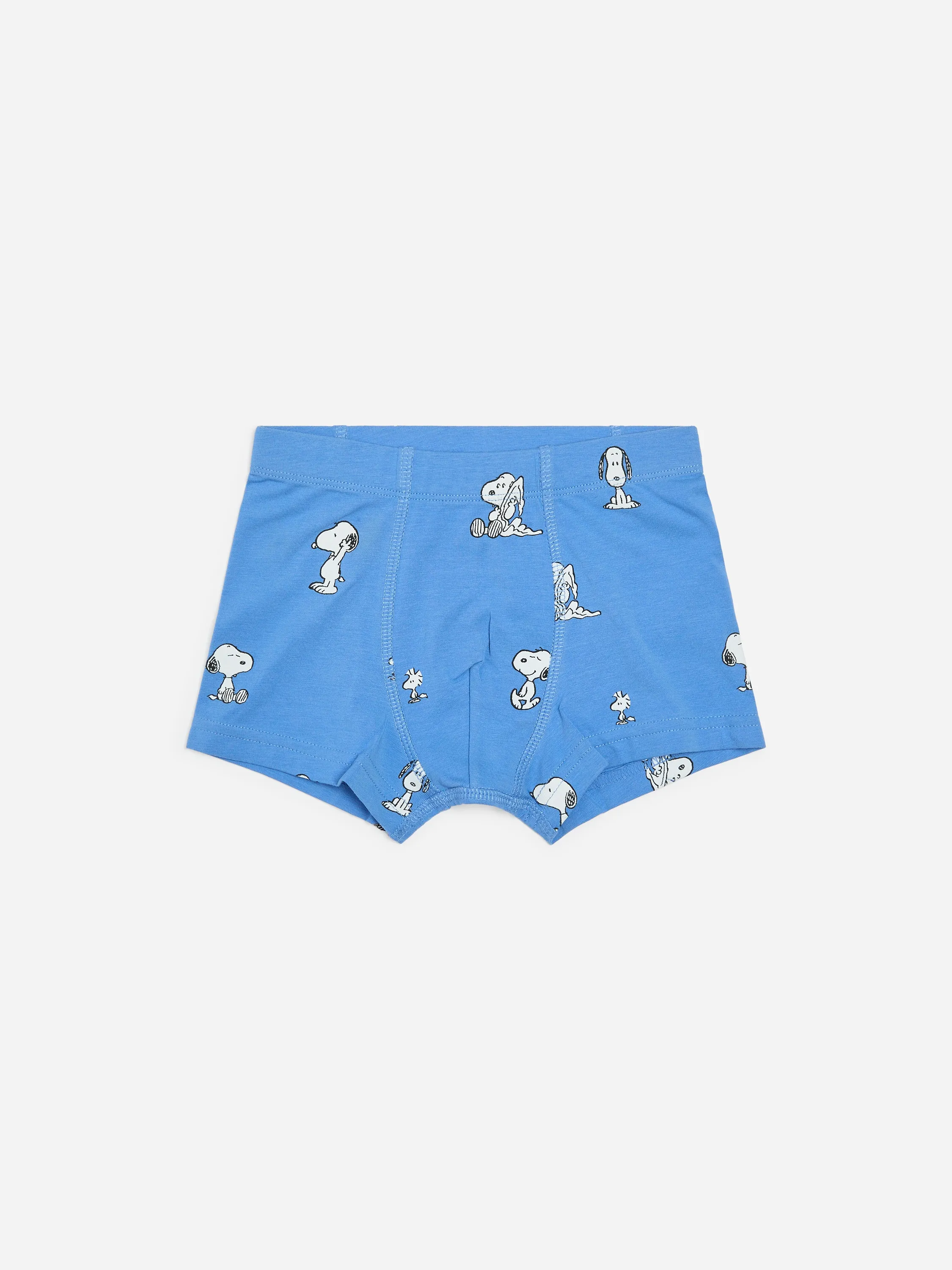 Boxer Peanuts en jersey - Bleu/Vert