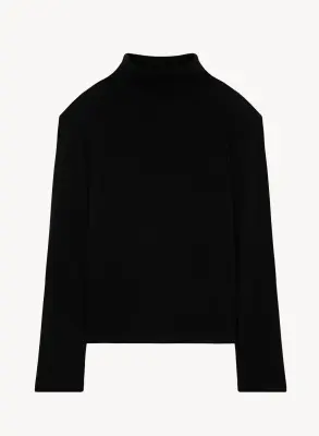 T-shirt en coton organique et cachemire — photo 4
