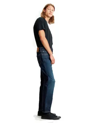 LEVIS 502 TAPER BIOLOGIA ADV Bleu Foncé — photo 3