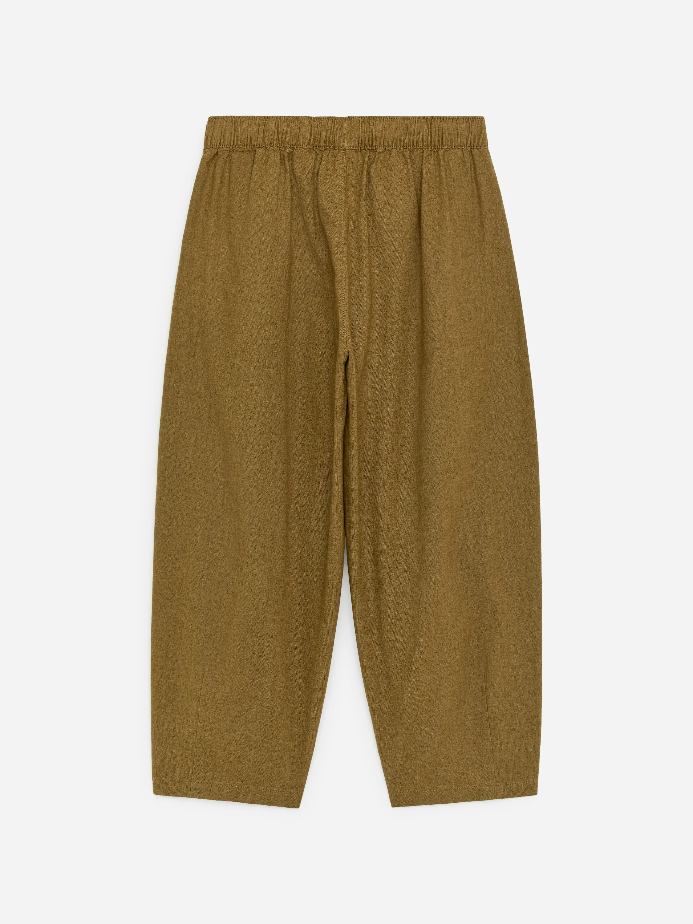 Pantalon barrel - Vert kaki