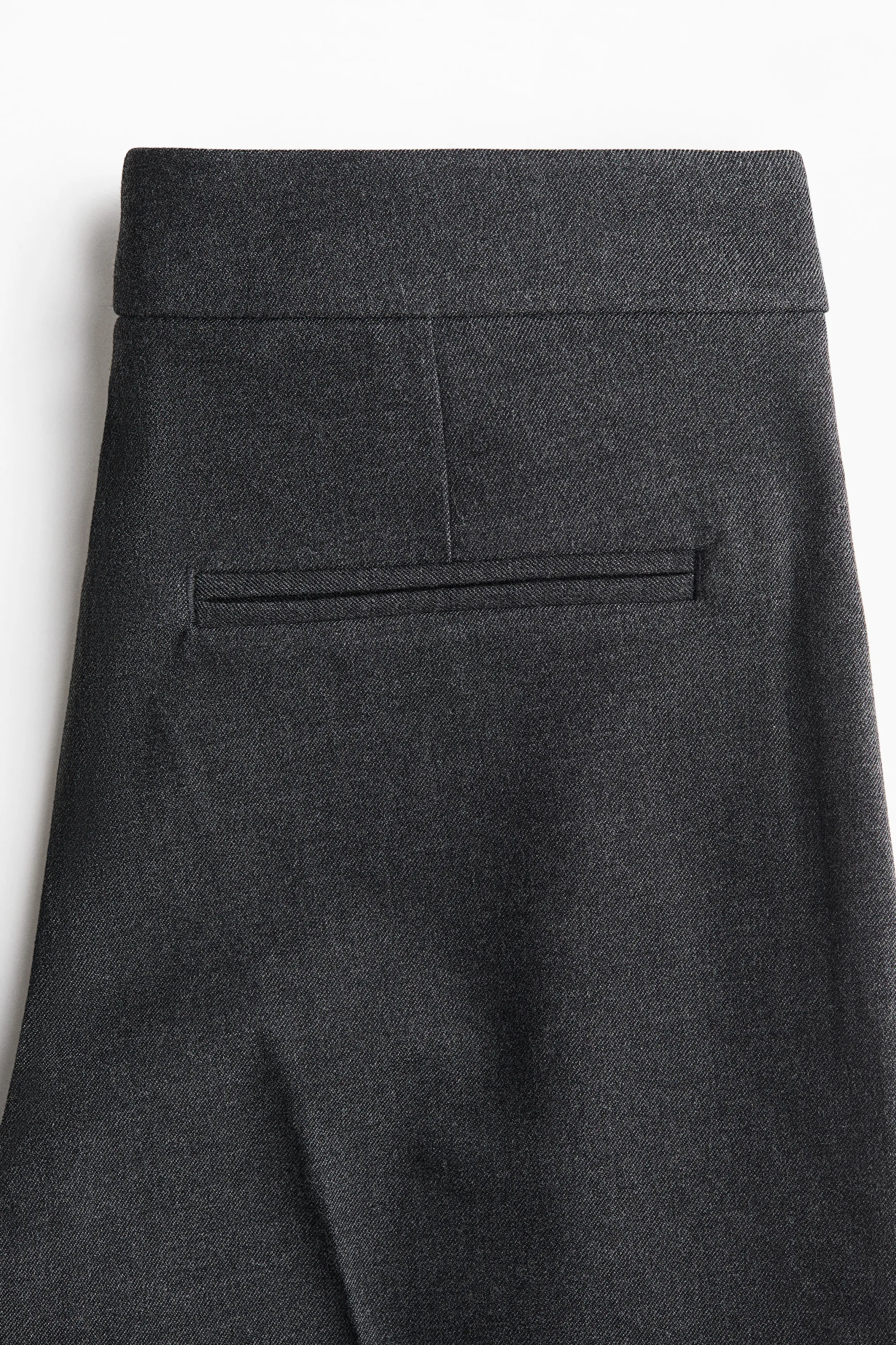Pantalon chic évasé - Gris charbon