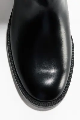 Bottes de hauteur genou - Noir — photo 3