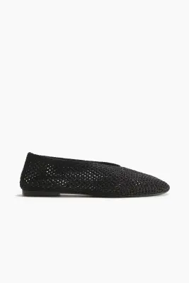 Ballerines tressées - Noir — photo 2