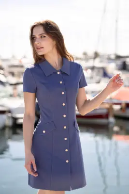Lea Button-Down Dress — photo 1