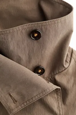 Trench-coat oversize - Vert kaki — photo 4