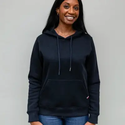 Hoodie Lucette bleu marine — photo 1