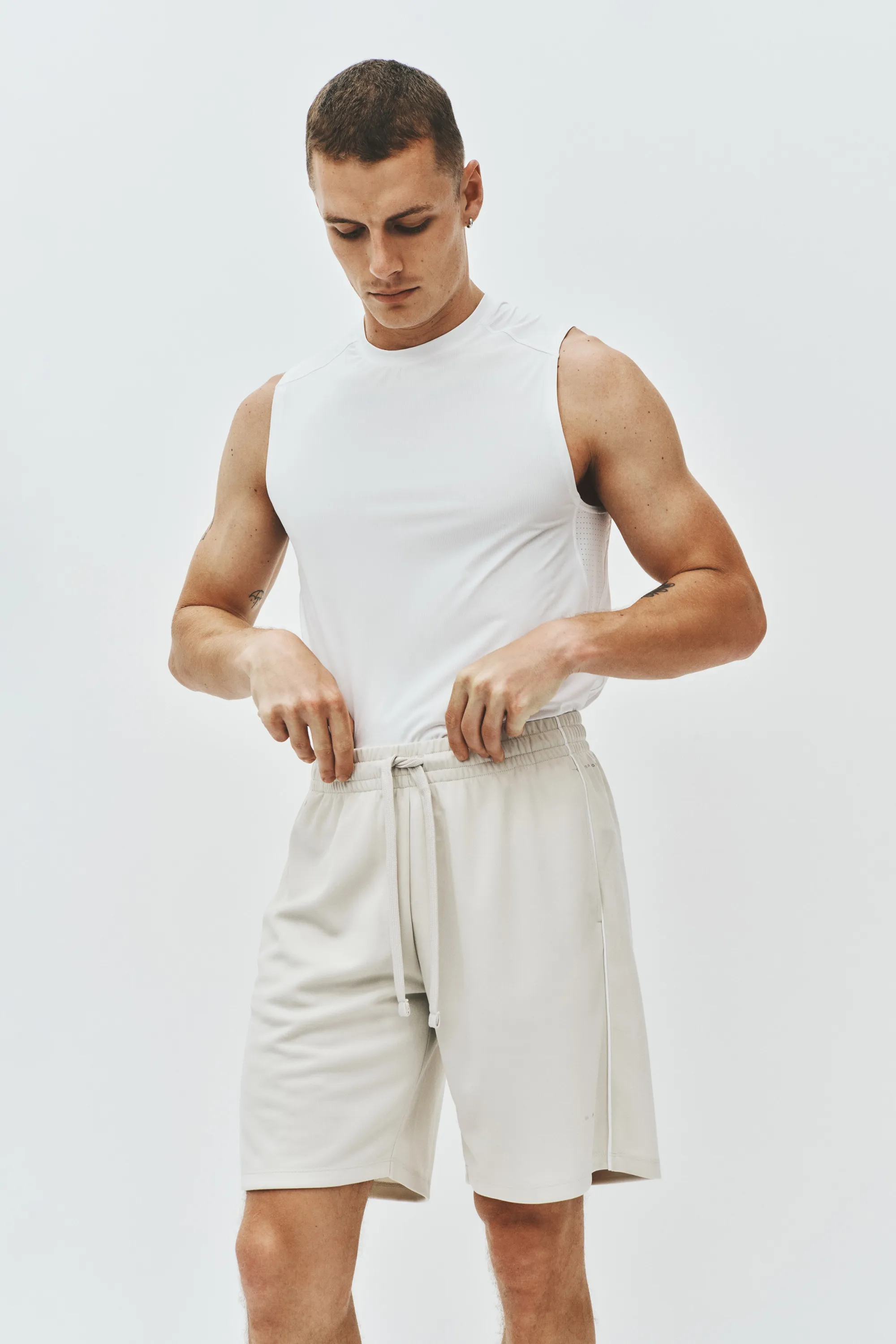 Short de sport Regular Fit DryMove™ - Écru