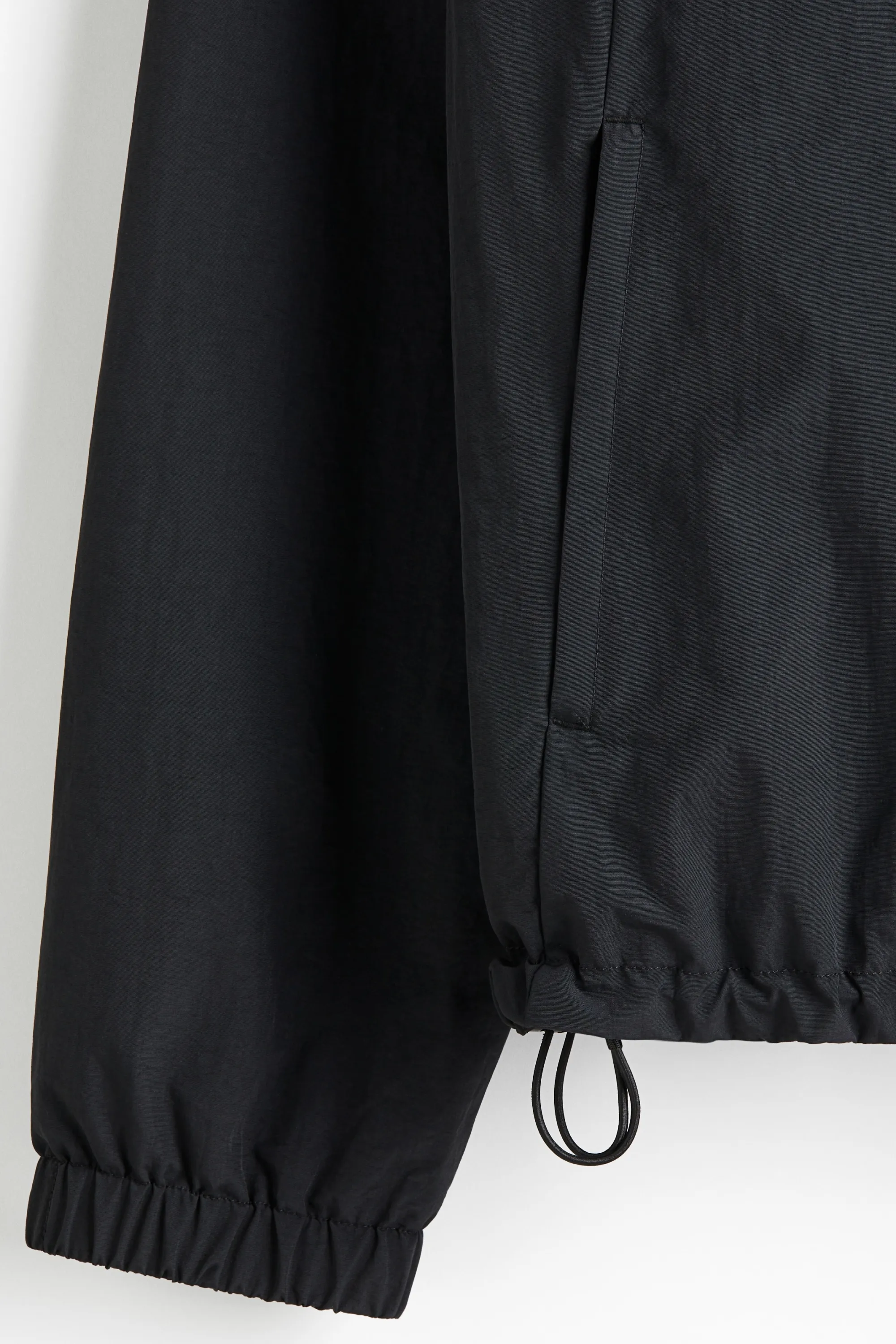 Veste coupe-vent à capuche - Noir