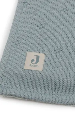 Couverture 75x100 - Cosy Knit/velvet - Cosy Knit/sea Green/velvet — photo 3