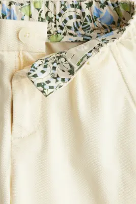Chino en twill de coton - Light yellow — photo 2