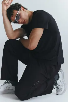 Pantalon de survêtement Regular Fit DryMove™ - Noir — photo 4