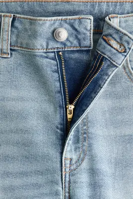 Flared High Jeans - Bleu denim clair — photo 3