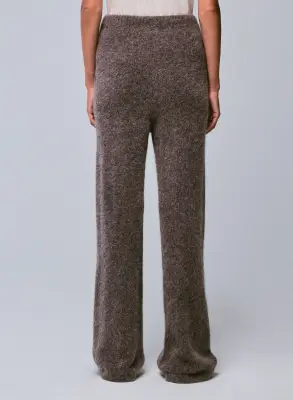Pantalon Beige en Alpaga / Polyamide / Elasthanne — photo 5