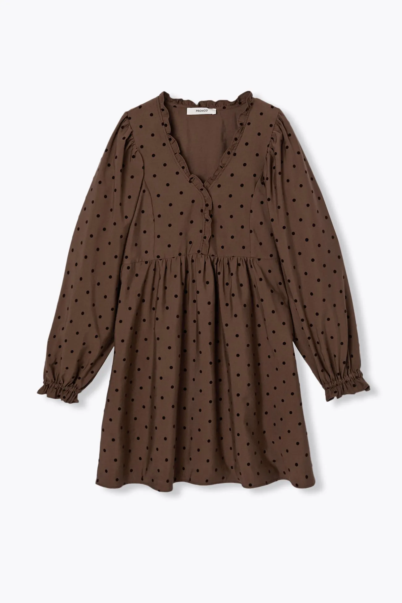 Robe courte à pois Femme