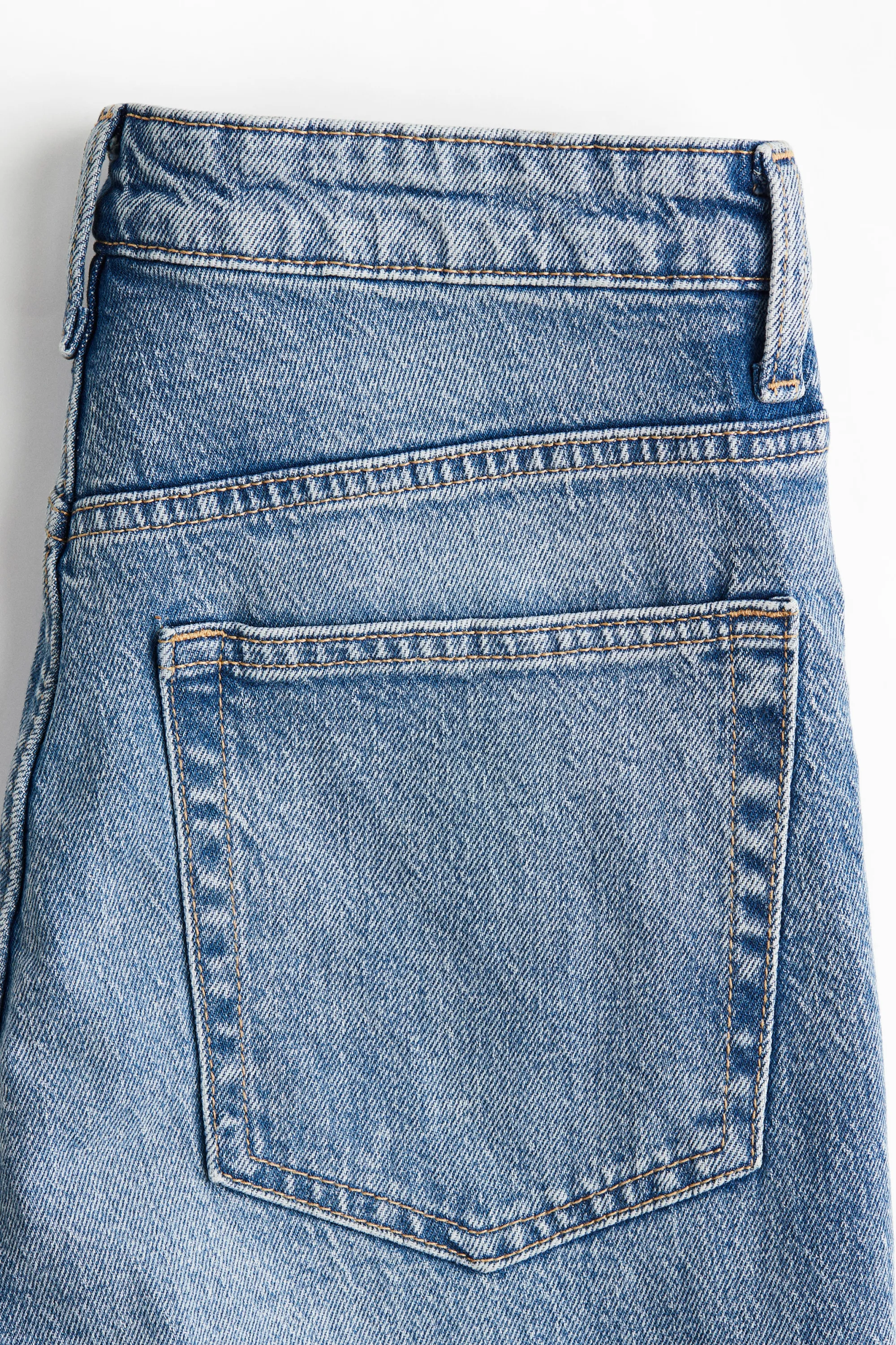 Bootcut High Jeans - Bleu denim