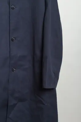 De Dam Foundation – Cotton Waxed Trench Coat 26FW-TC-C0-02 – Navy — photo 5