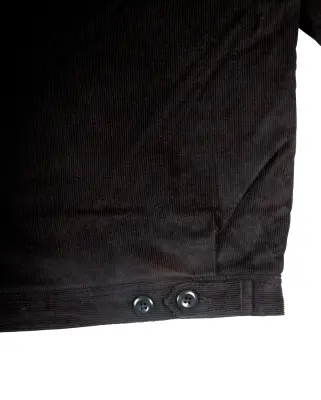 Corduroy Eisenhower Jacket Black — photo 5
