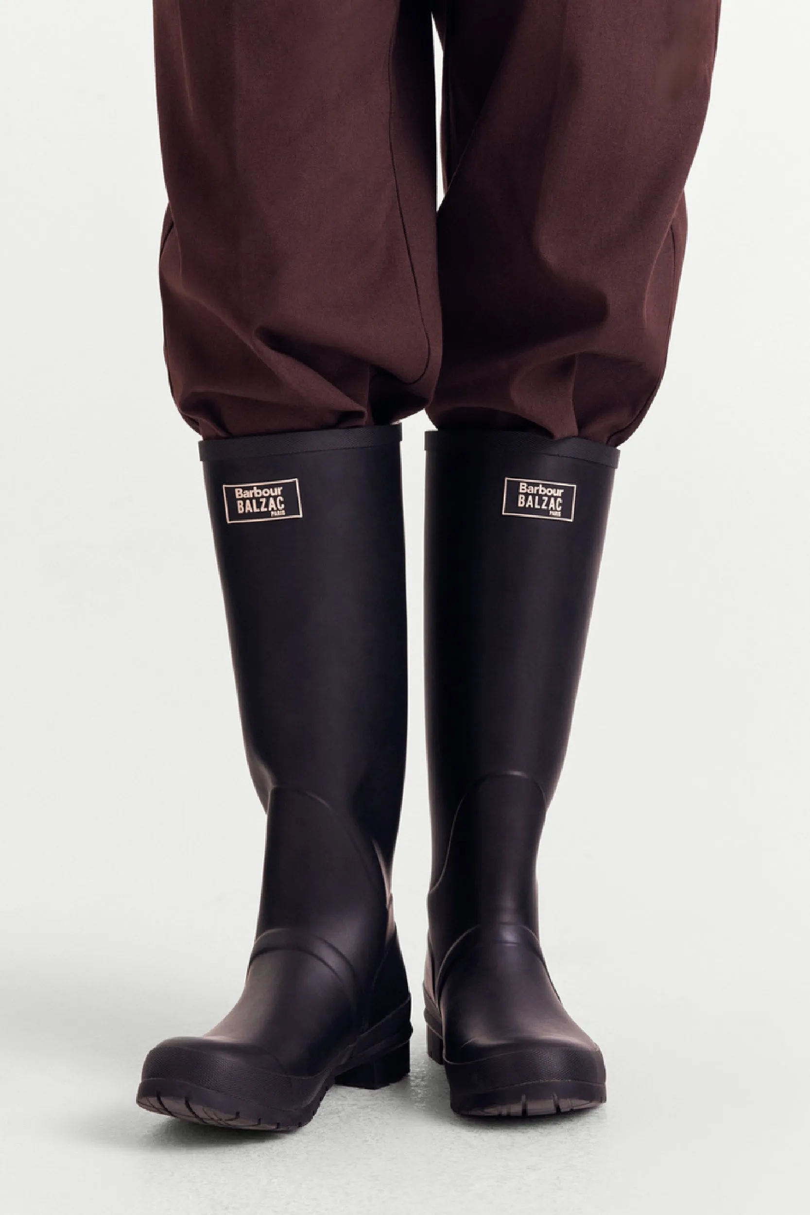 Bottes Emilia noir Barbour x Balzac Paris