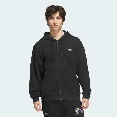 Sweatshirt adidas skateboard Gonz Zip – Black — photo 2