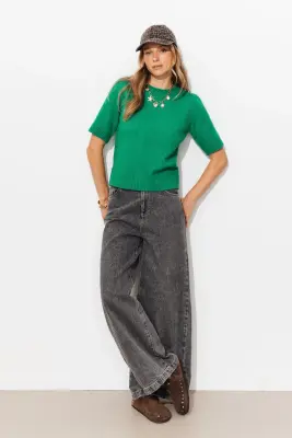 Pull manches courtes Femme — photo 3