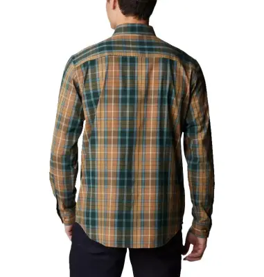 COLUMBIA CHEMISE RAPID RIVERS Carreaux Marron/Vert — photo 3
