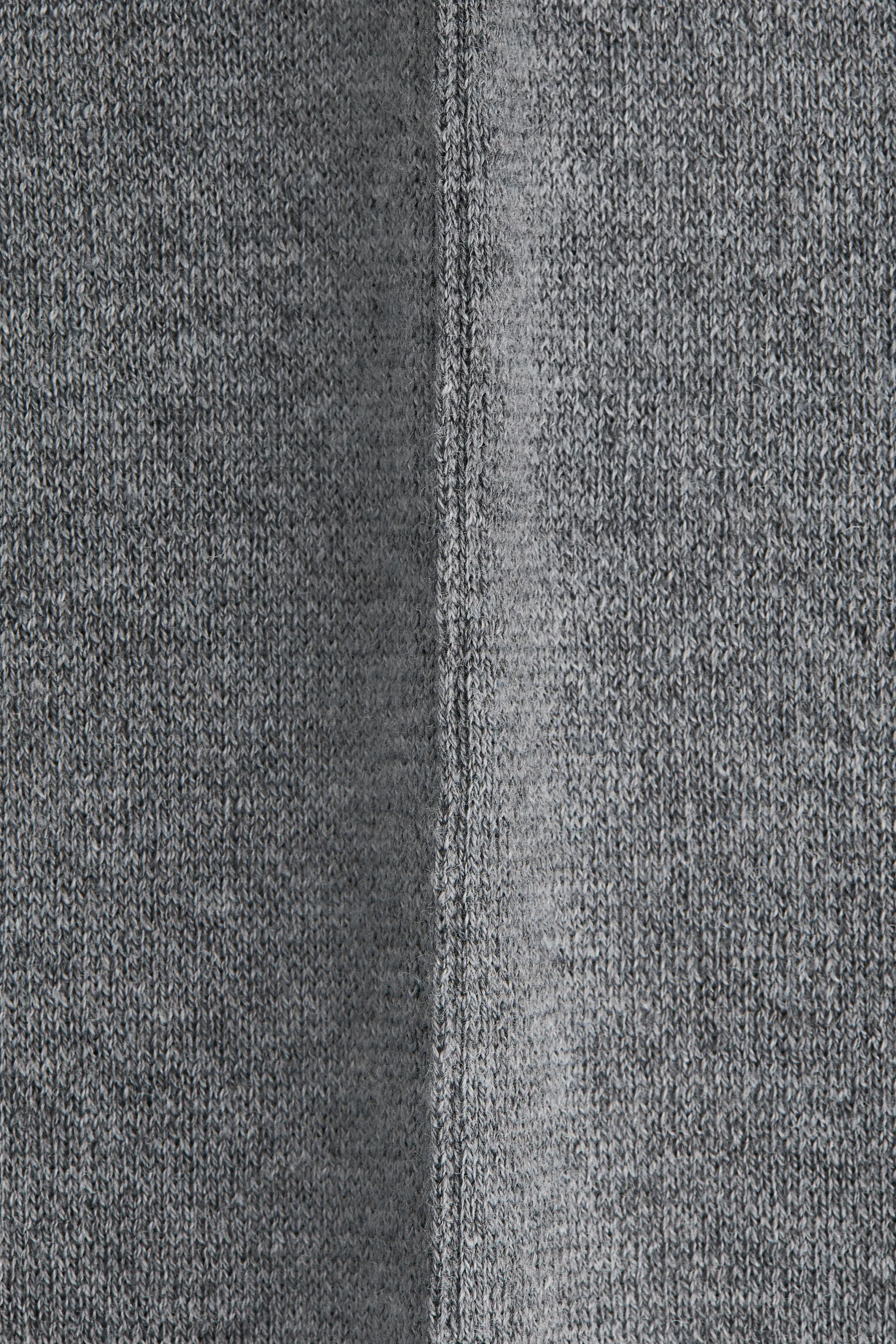 Pantalon en maille avec cordon de serrage - Gris