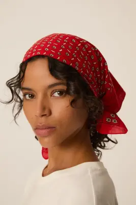 Foulard Nathanael Cravate Rouge — photo 4