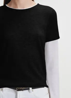 T-shirt en cachemire — photo 3