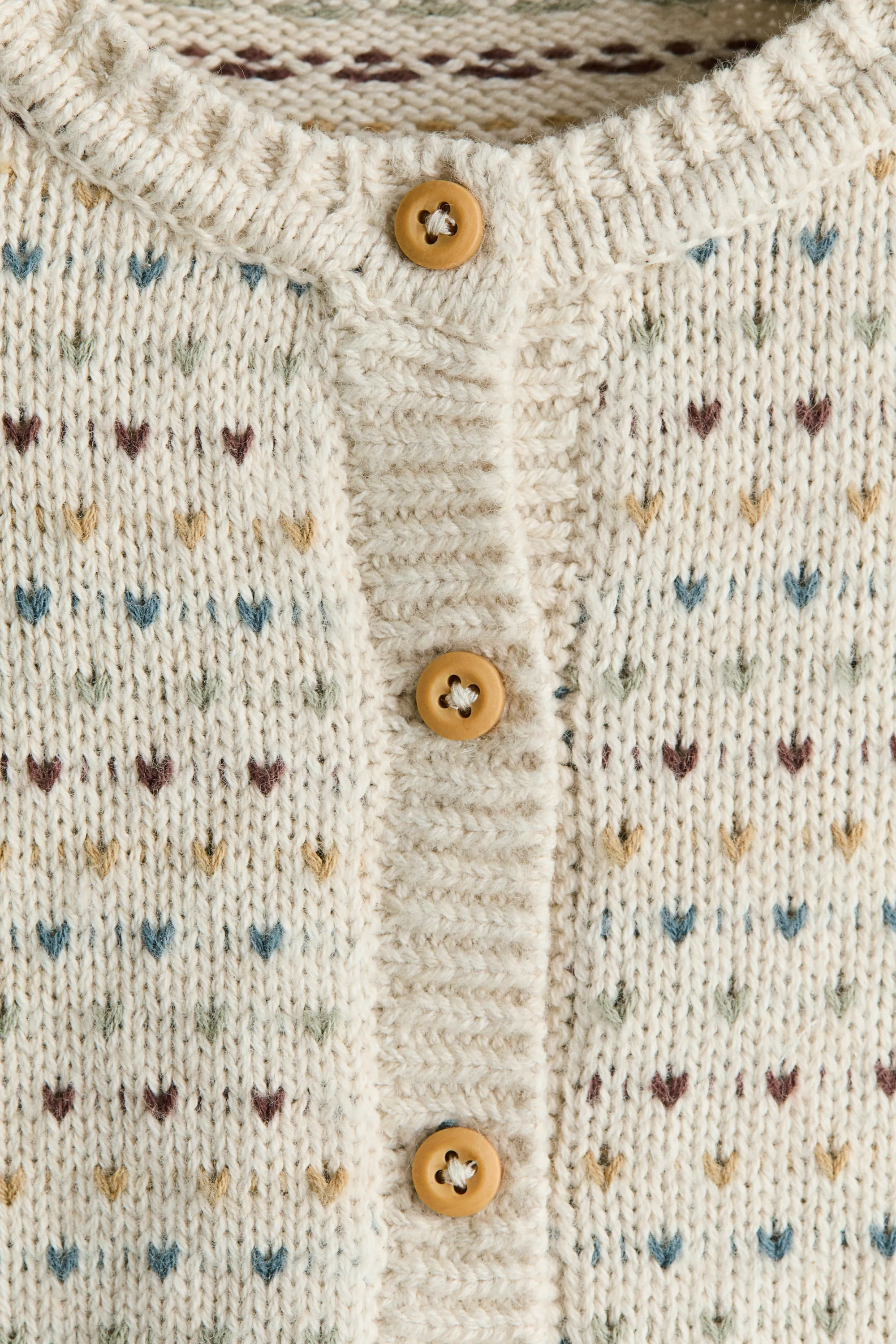 Gilet en coton - Beige clair/motif