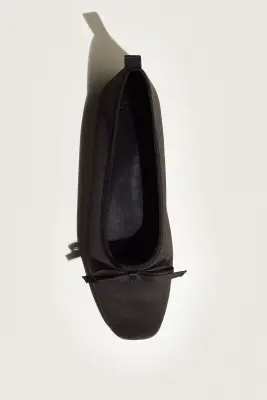 Ballerines avec nœud - Black — photo 3