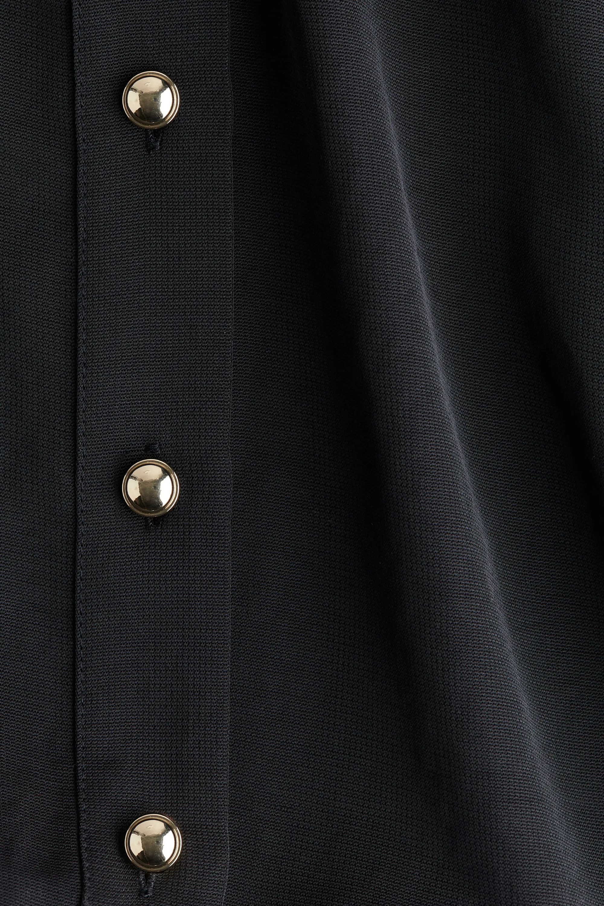 Robe chemise avec jupe plissée - Noir
