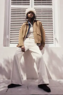 Veste matelassée - Beige foncé — photo 2