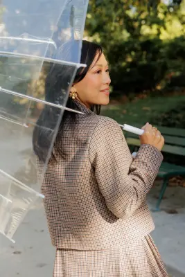Veste Betty - carreaux — photo 4