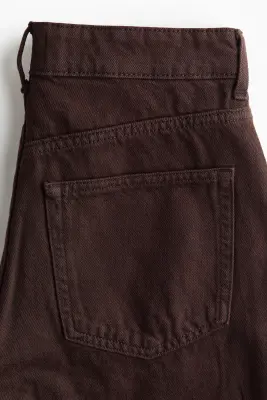 Short Bermuda en denim - Marron foncé — photo 4