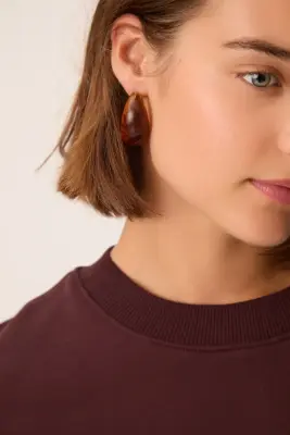 Boucles D'Oreilles Maddy Ecaille — photo 3