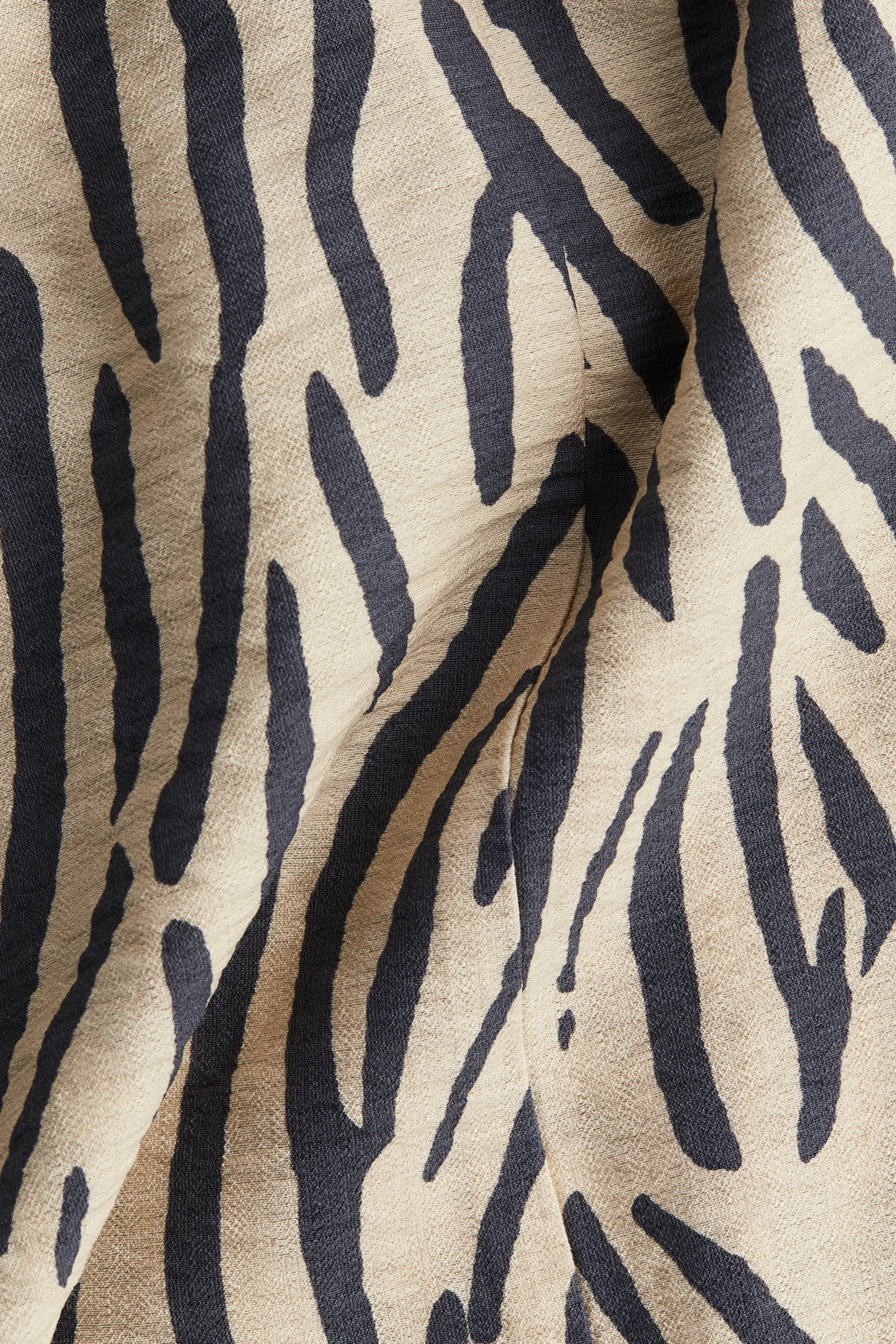 Robe avec bretelles à nouer - Beige clair/motif