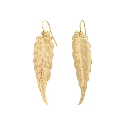 Boucles d'oreilles Feuille Suzanne